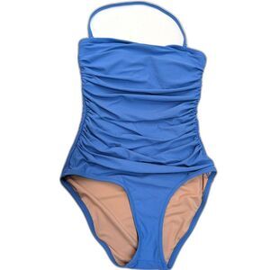 J Crew Ruched Bandeau One Piece Swimsuit, size 0